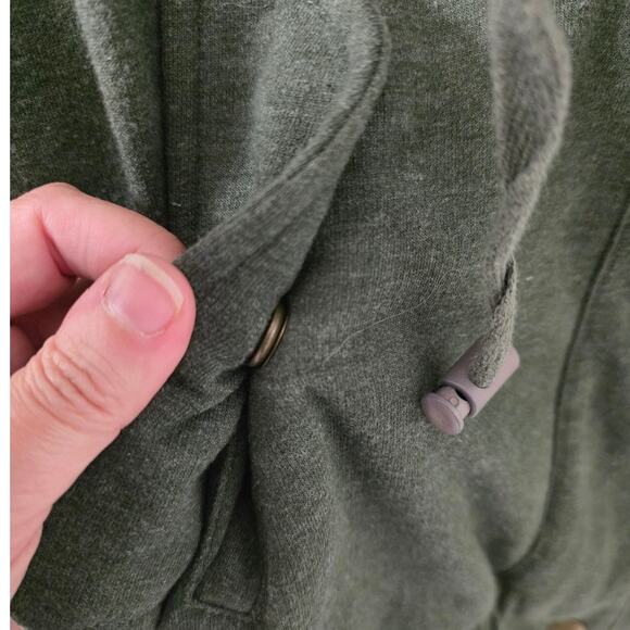 Kut from the Kloth Forest Green Hoodie Jacket - Large - Picture 5 of 8